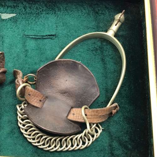 Framed `WW1 Cavalry Spurs` (With Provenance)
