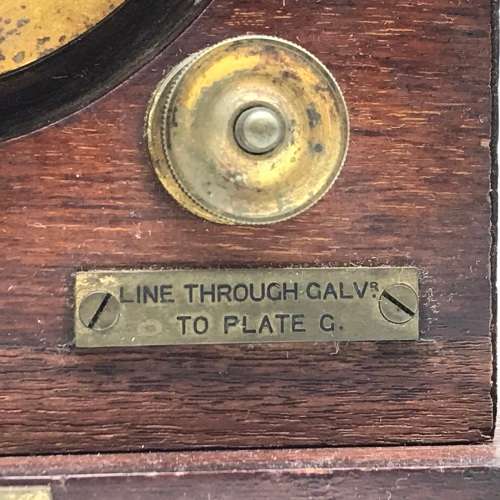 Antique `Telegraphs Works` Galvanometer (Silvertown - London)