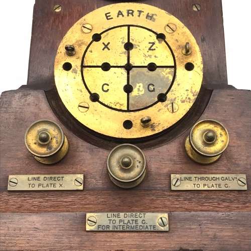 Antique `Telegraphs Works` Galvanometer (Silvertown - London)