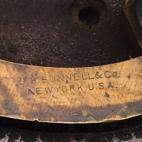 Antique Telegraph `Morse Code` Key (J.H. Bunnell. USA)