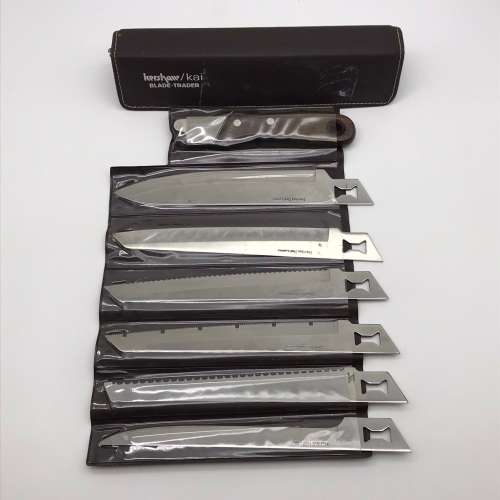Early Quality`Kershaw Kai` Blades & Knife Set (Cased)