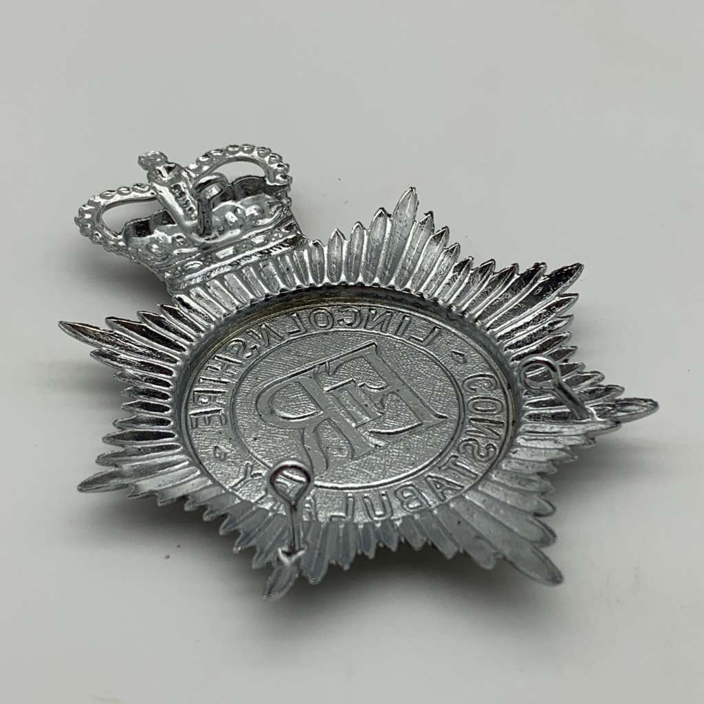 British - `Lincolnshire Constabulary` Helmet Plate