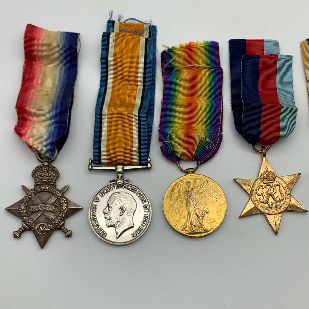 WW1 & WW2 Medals Group (7) `CLR. SJT. H.G. HOLMES` (POTCH. CDO & S.A.N.L.C.)