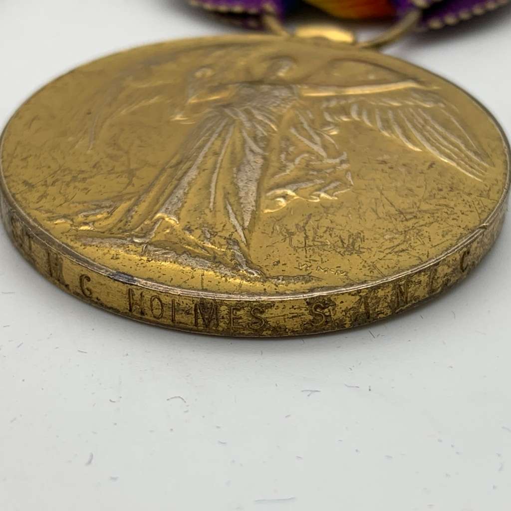 WW1 & WW2 Medals Group (7) `CLR. SJT. H.G. HOLMES` (POTCH. CDO & S.A.N.L.C.)