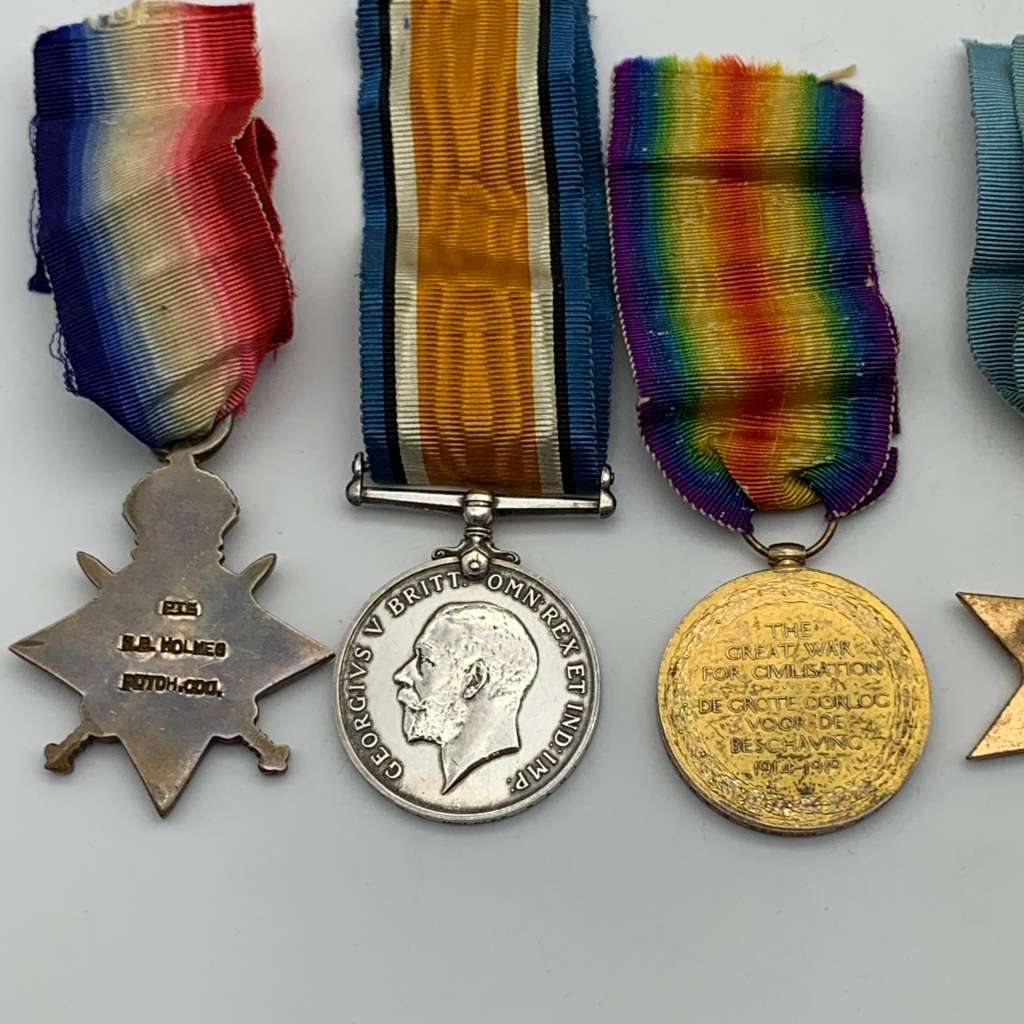 WW1 & WW2 Medals Group (7) `CLR. SJT. H.G. HOLMES` (POTCH. CDO & S.A.N.L.C.)
