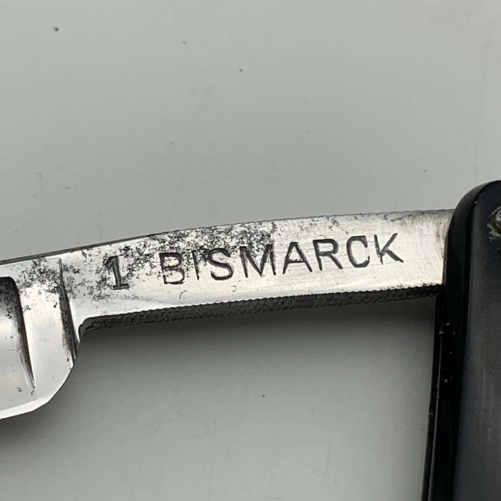 Vintage German `Straight Cut-Throat` Razor (Bismarck)