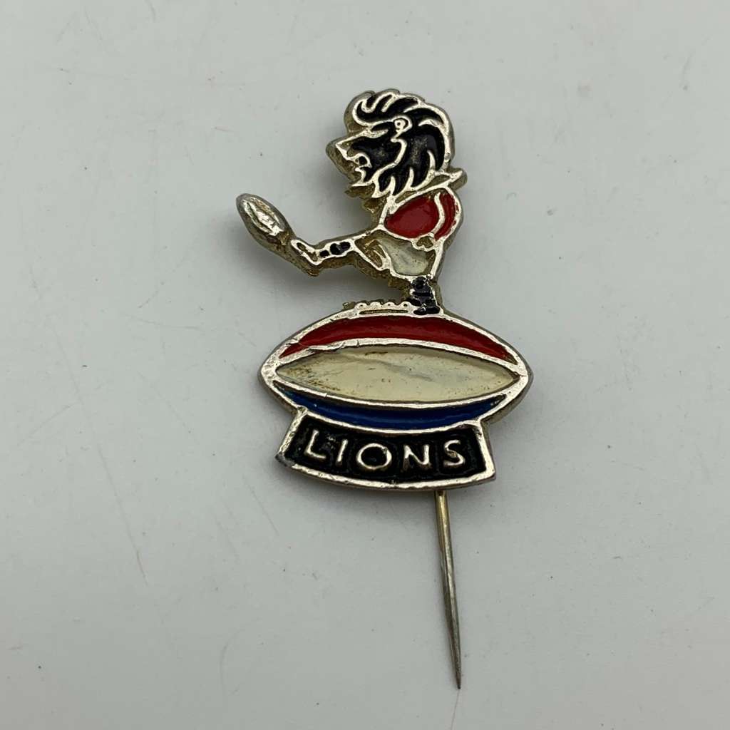 Vintage `Lions` Rugby Pin Badge
