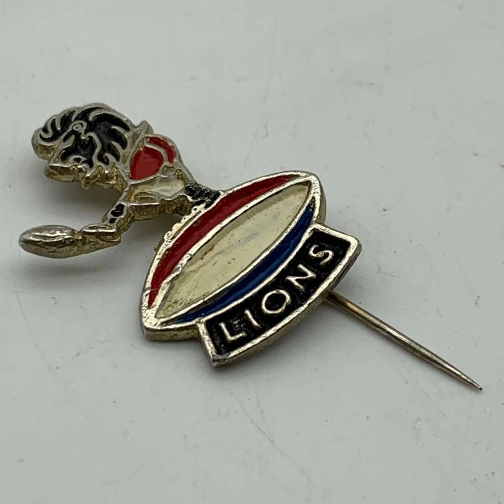 Vintage `Lions` Rugby Pin Badge