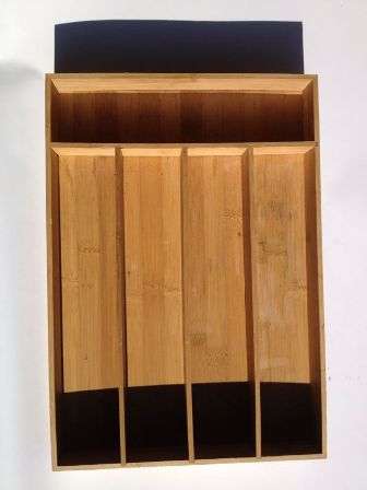 Bamboo cutlary holder