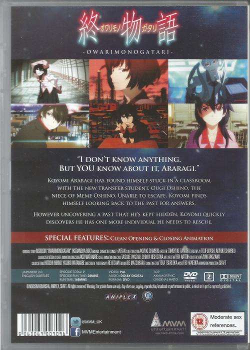 Owarimonogatari Volume One