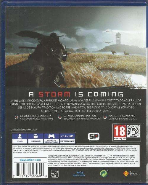 Ghost Of Tsushima (PS4)