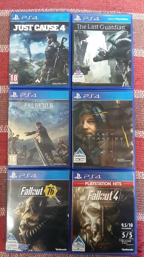 PS4 Gaming Bundle 6 Games - Death Stranding, Just Cause 4 etc.