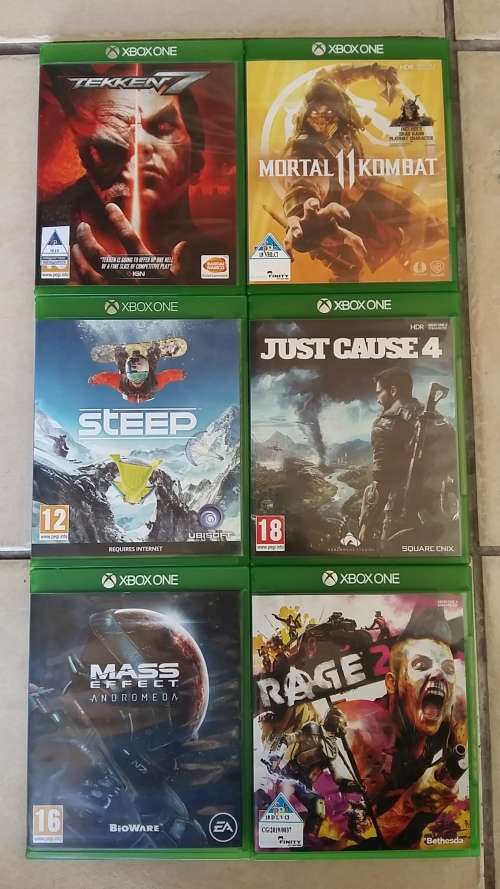 Xbox One 6 game bundle Mortal Kombat 11 etc