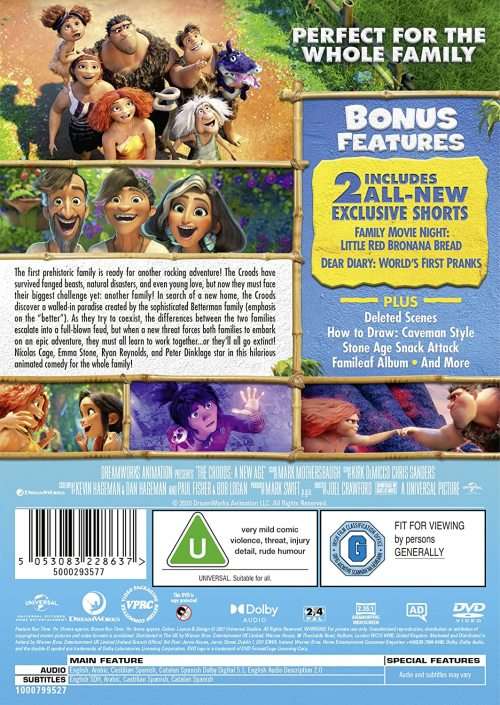 The Croods: A New Age [DVD] [2021]