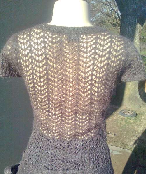 CHARCOAL PINSTRIPE LADIES JACKET PLUS A FREE TOP - SIZE: 8