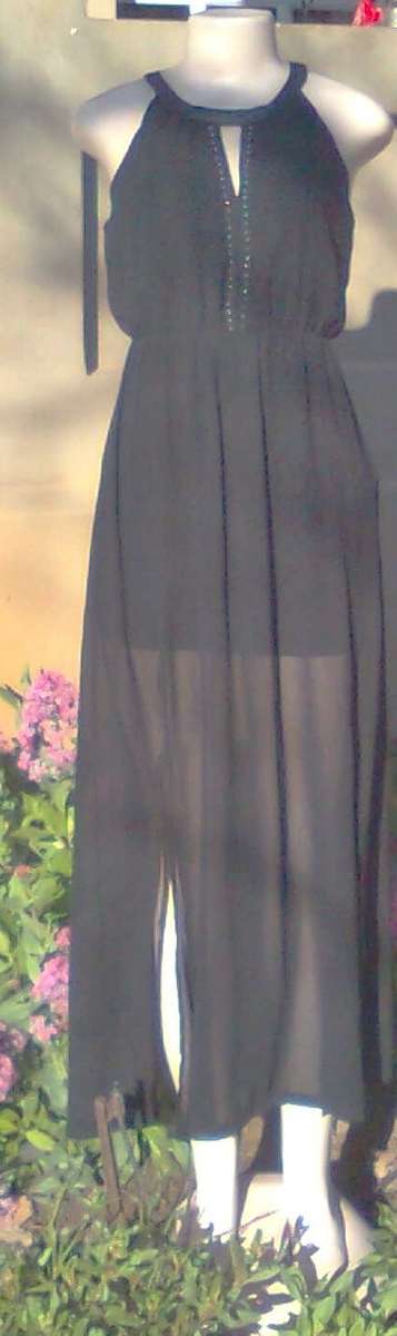 ELEGANT BLACK DRESS - SIZE:  SMALL
