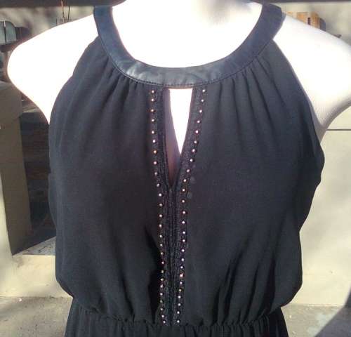 ELEGANT BLACK DRESS - SIZE:  SMALL