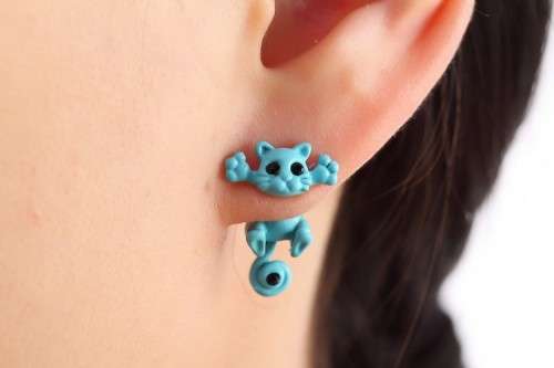 CUTE KITTEN STUDS