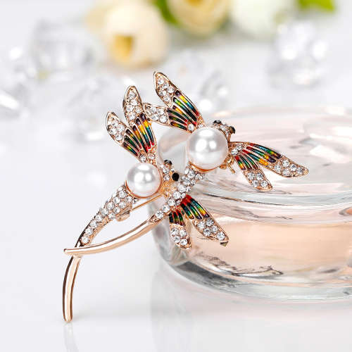 ***EXQUISITE*** FASHION CRYSTAL DRAGONFLY BROOCH