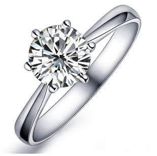 ***HIGH QUALITY*** 925 STERLING SILVER RING WITH AAA+ CUBIC ZIRCONIA - size 8