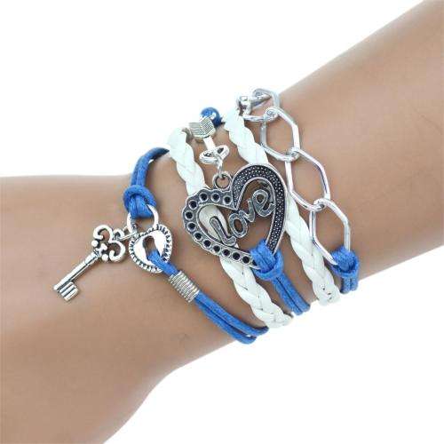 ***HOT SELLING*** CHARM LEATHER BRACELET