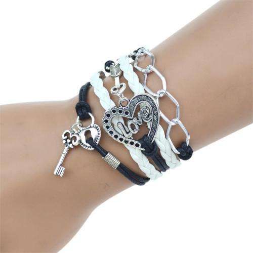 ***HOT SELLING*** CHARM LEATHER BRACELET