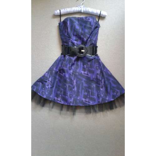Party Dress in Shades of Purple&Black - Excellenct condition/Like new!!