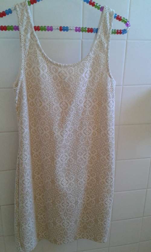 EVENING GOLD&CREAM PARTY/BODYCON DRESS - NEW!!