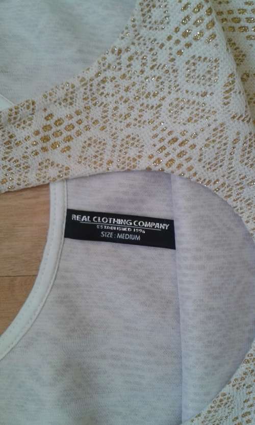 EVENING GOLD&CREAM PARTY/BODYCON DRESS - NEW!!