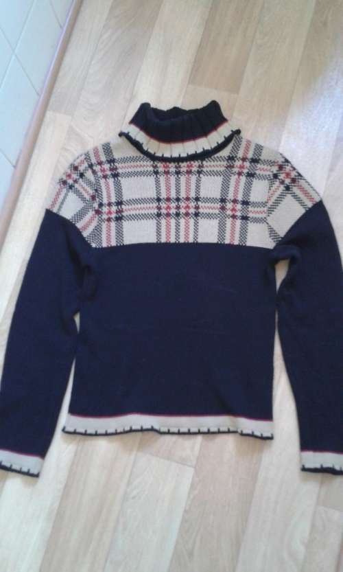 VINTAGE CHECK  JERSEY - "BURBERRY" STYLE - EXCELLENT CONDITION!!