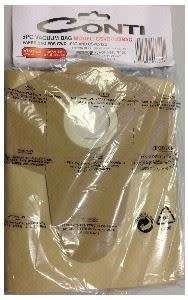 CONTI VACUUM CLEANER DUST/FILTER BAGS - MODEL CSVC-12S AND CWD-100C - 4PACK