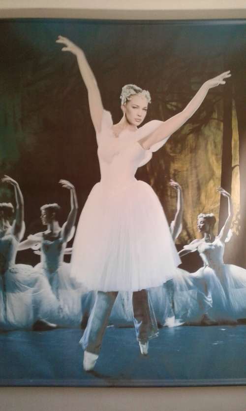 Collectable/Vintage Large Canvas Levi Jeans Ballet Dancer Display Wall Hanging - Very Rare!!