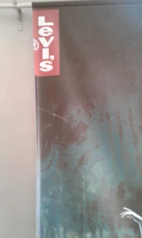 Collectable/Vintage Large Canvas Levi Jeans Ballet Dancer Display Wall Hanging - Very Rare!!