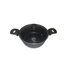 MASTERCHEF NON-STICK COOKWEAR: 24CM CASSEROLE POT/SAUCEPAN and GLASS LID - NEW!!
