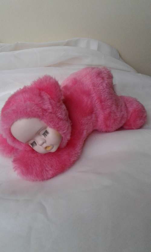 Collectable Anne Geddes Style Pink Plush Toy Animal Doll - So Cute!!