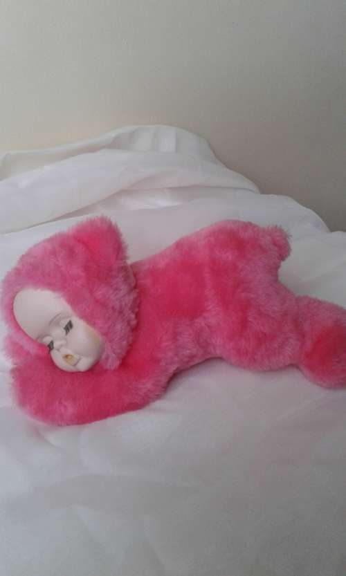 Collectable Anne Geddes Style Pink Plush Toy Animal Doll - So Cute!!