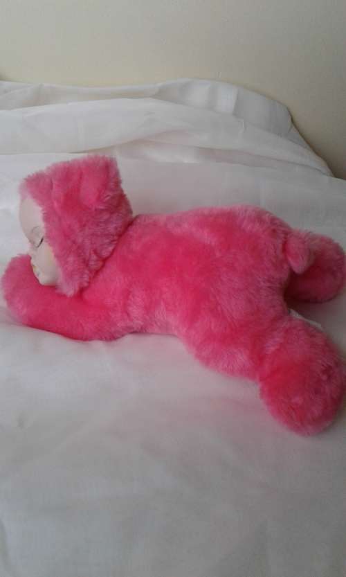 Collectable Anne Geddes Style Pink Plush Toy Animal Doll - So Cute!!