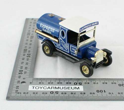 MATCHBOX Models of Yesteryear Y3-4 1912 Ford Model T Tanker Express Diary Variation 1