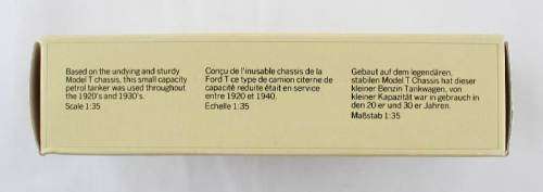 MATCHBOX Models of Yesteryear Y3-4 1912 Ford Model T Tanker Express Diary Variation 1