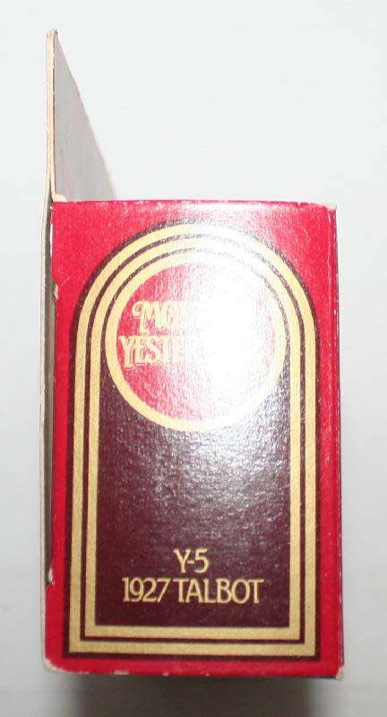 MATCHBOX Models of Yesteryear Y5-4 1927 Talbot Van Dunlop Variation 1