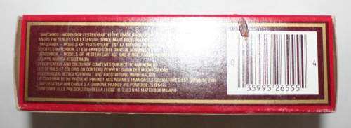 MATCHBOX Models of Yesteryear Y5-4 1927 Talbot Van Dunlop Variation 1