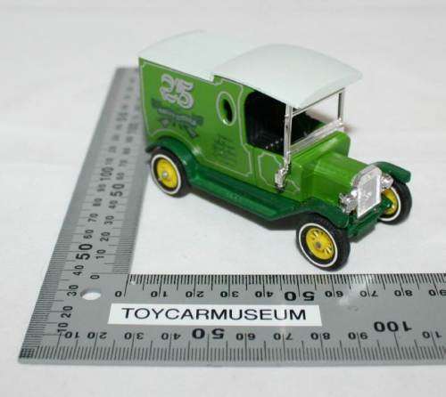 MATCHBOX Models of Yesteryear Y12-3 1912 Ford Model T Van 25 Years Silver Jubilee Variation 2