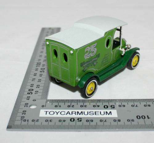 MATCHBOX Models of Yesteryear Y12-3 1912 Ford Model T Van 25 Years Silver Jubilee Variation 2