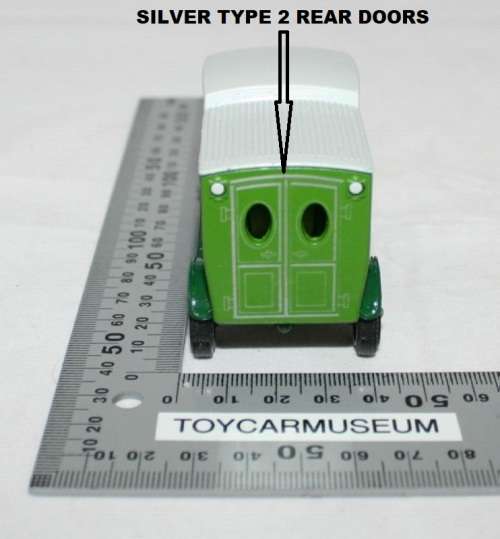 MATCHBOX Models of Yesteryear Y12-3 1912 Ford Model T Van 25 Years Silver Jubilee Variation 2