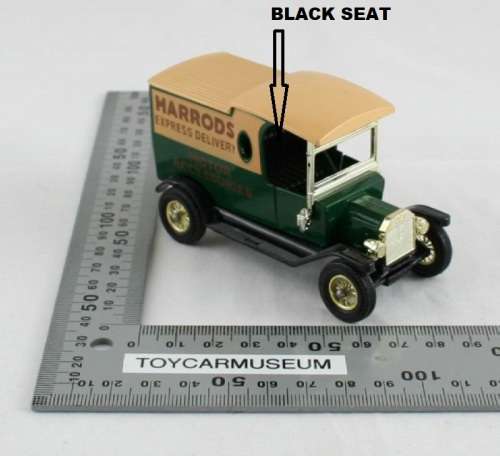 MATCHBOX Models of Yesteryear Y12-3 1912 Ford Model T Van Harrods Express Delivery Variation 2