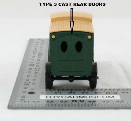 MATCHBOX Models of Yesteryear Y12-3 1912 Ford Model T Van Harrods Express Delivery Variation 2