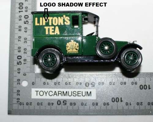 MATCHBOX Models of Yesteryear Y5-4 1927 Talbot Van Lipton's Tea (with Crest) Variation 2