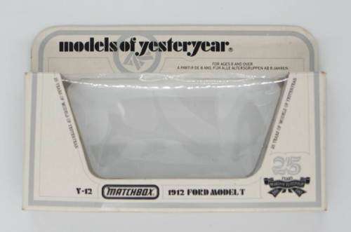MATCHBOX Models of Yesteryear  Y12-3 1912 Ford Model T Van 25 Years Silver Jubilee Variation 4