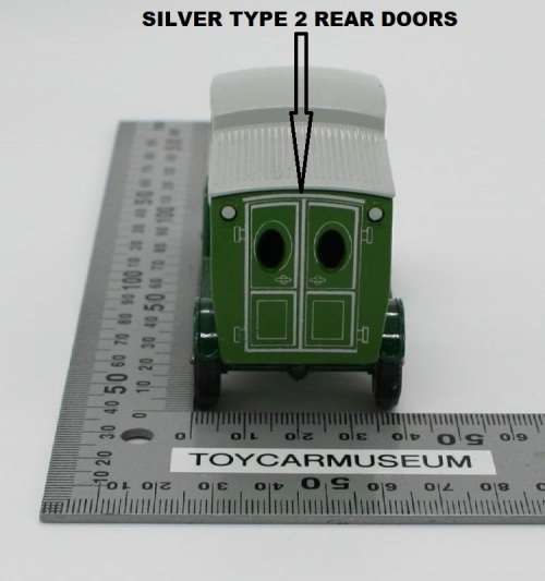 MATCHBOX Models of Yesteryear  Y12-3 1912 Ford Model T Van 25 Years Silver Jubilee Variation 4