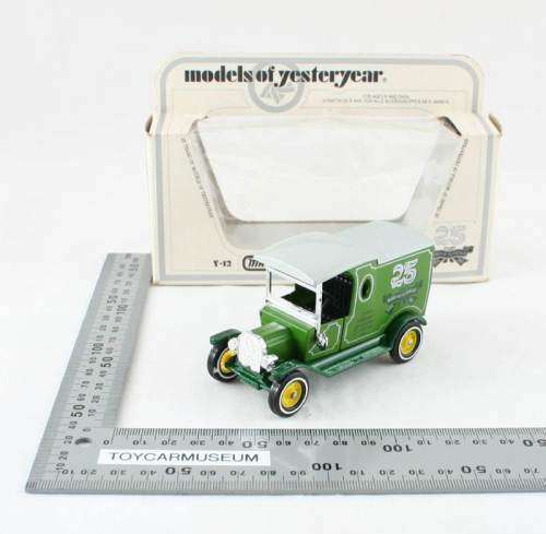 MATCHBOX Models of Yesteryear Y12-3 1912 Ford Model T Van 25 Years Silver Jubilee Variation 2